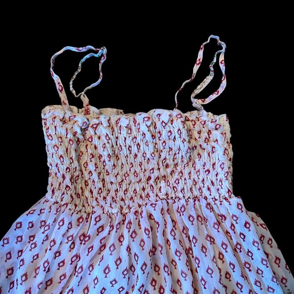 Yessica By C&A Bohemian Geometric Lined Flowy Babybdoll Tunic S - Picture 3 of 7
